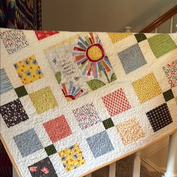New Handmade Patchwork Baby/Child Quilt - Picture 1 of 5